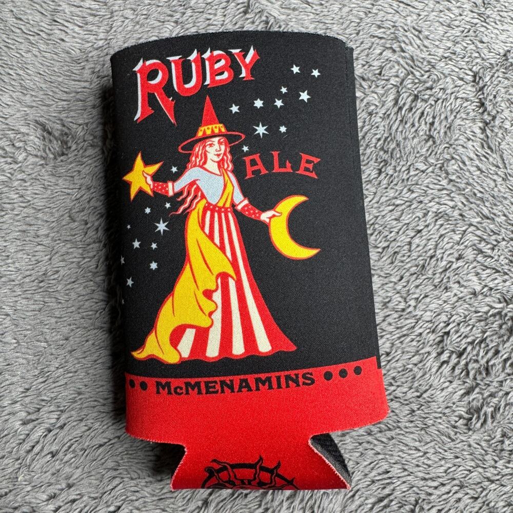Mcmenamins Pub Portland PDX Can Beer Sleeve Ruby Ale Witchy Brew